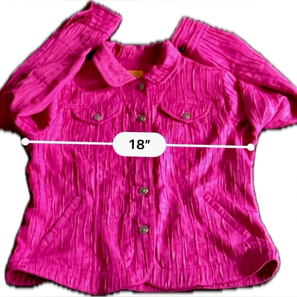 Ruby Rd. Fuchsia Jacket - Picture 7 of 8